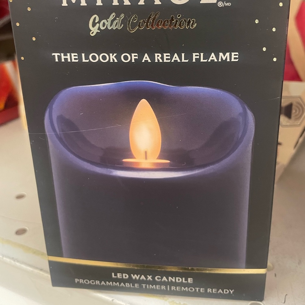 LED Wax Candle NIB
